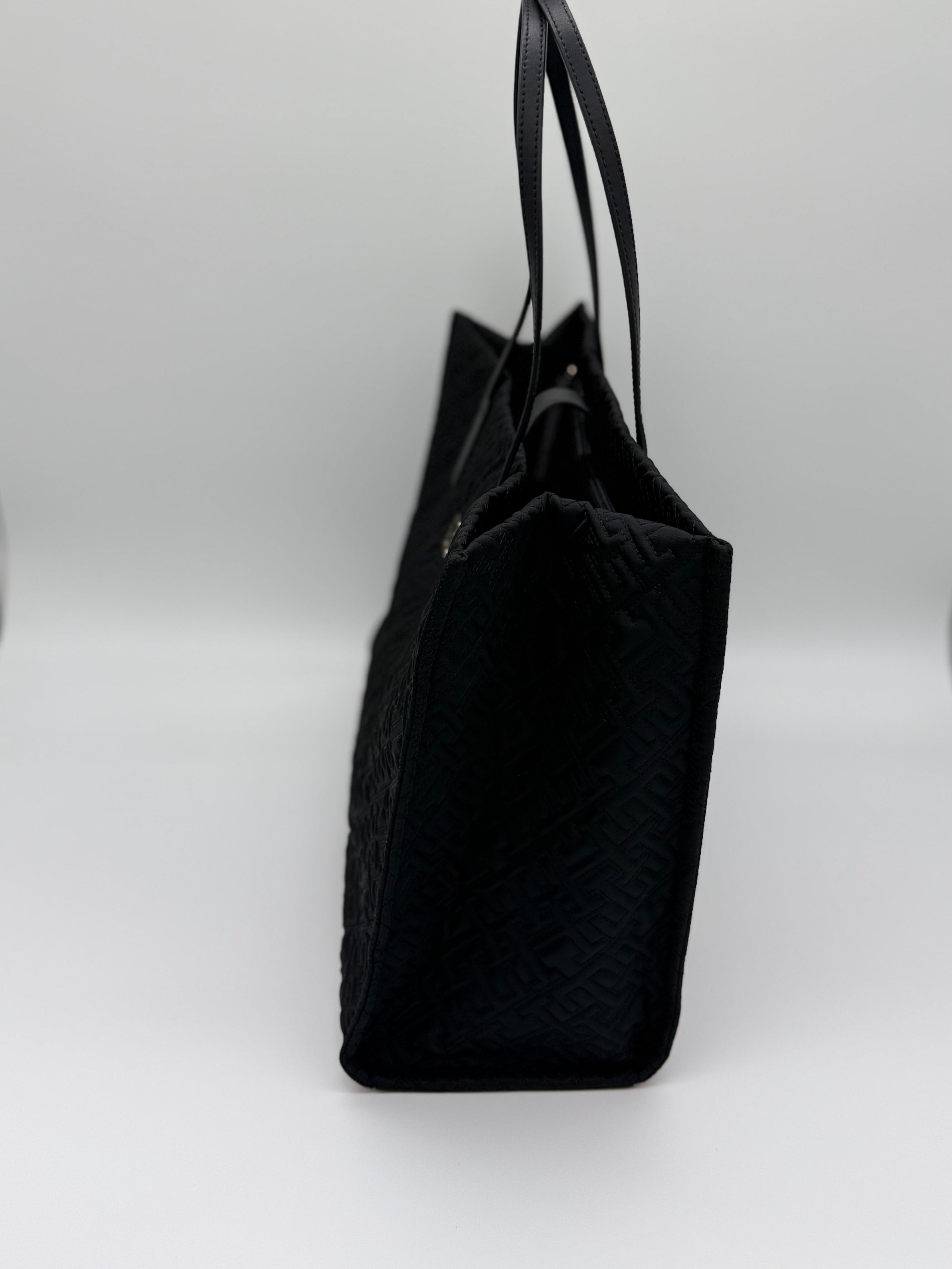 Tommy Hilfiger City Tote-Bag mit TH-Monogramm Black