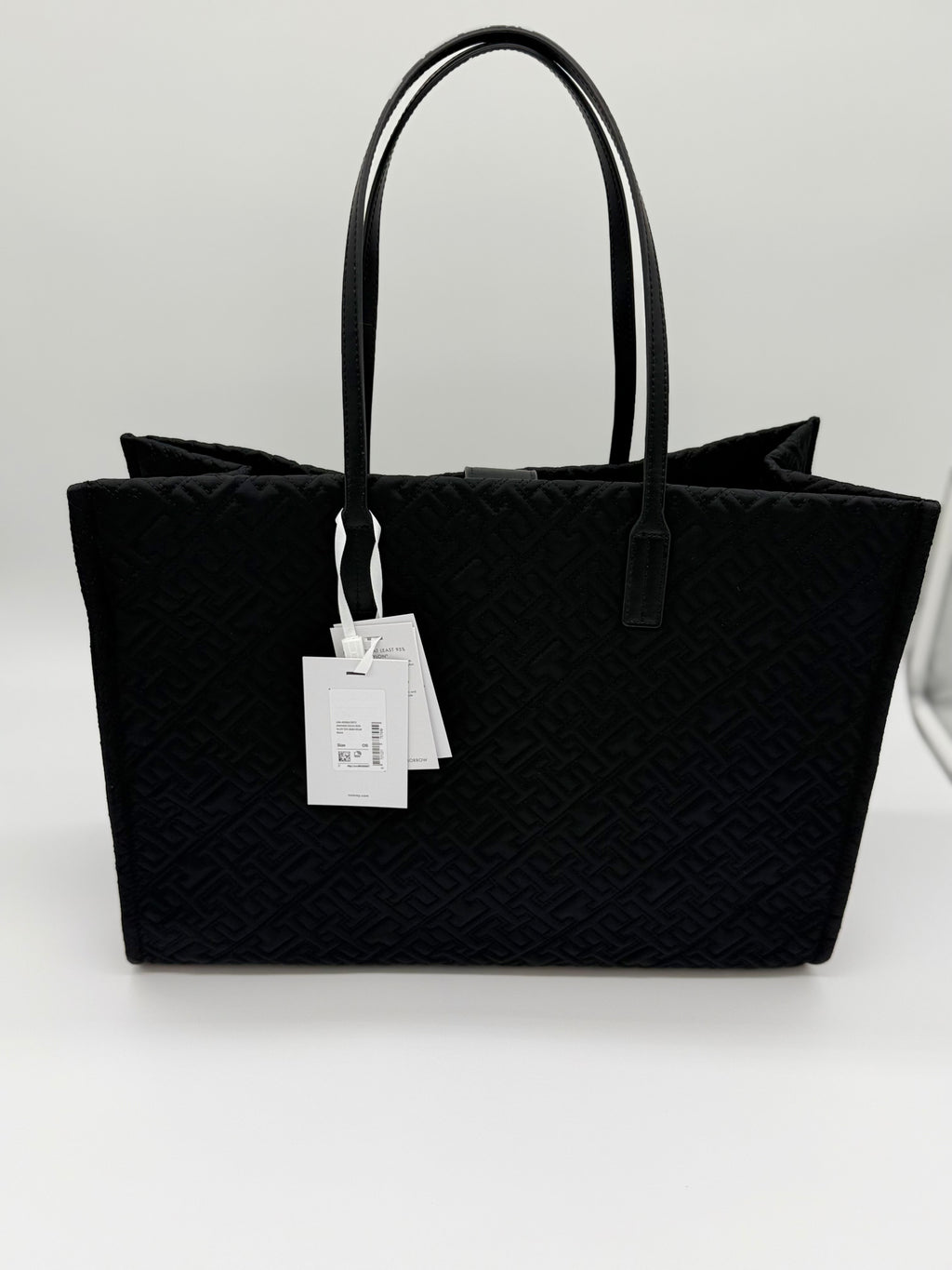 Tommy Hilfiger City Tote-Bag mit TH-Monogramm Black