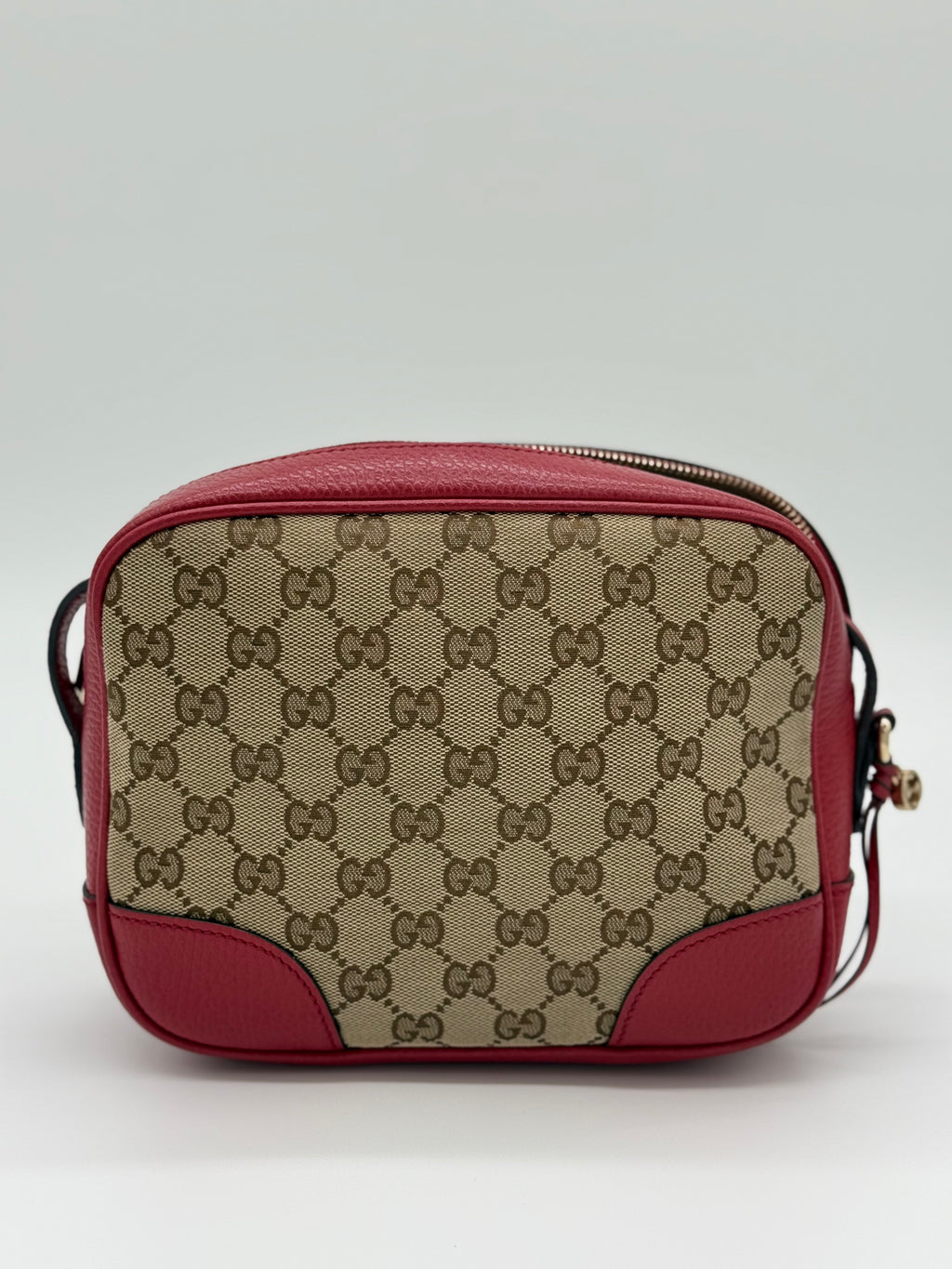Gucci Tasche, Monogram Mini Bree Messenger Bag Red