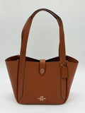 Coach Smith Hadley Turnlock Tote Bag Gold/Braun