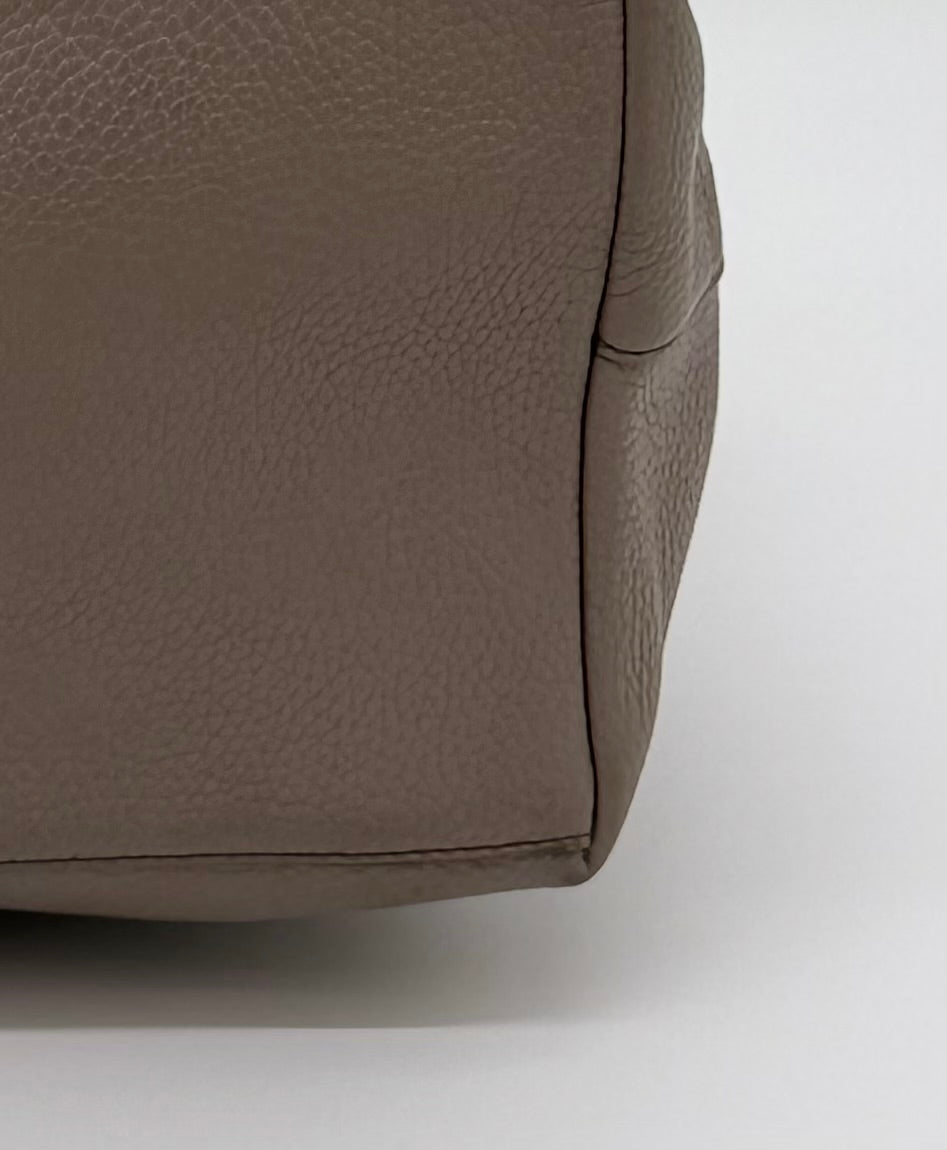 Tory Burch Leder Rucksack, grau Procini Grey Backpack von Tory Burch