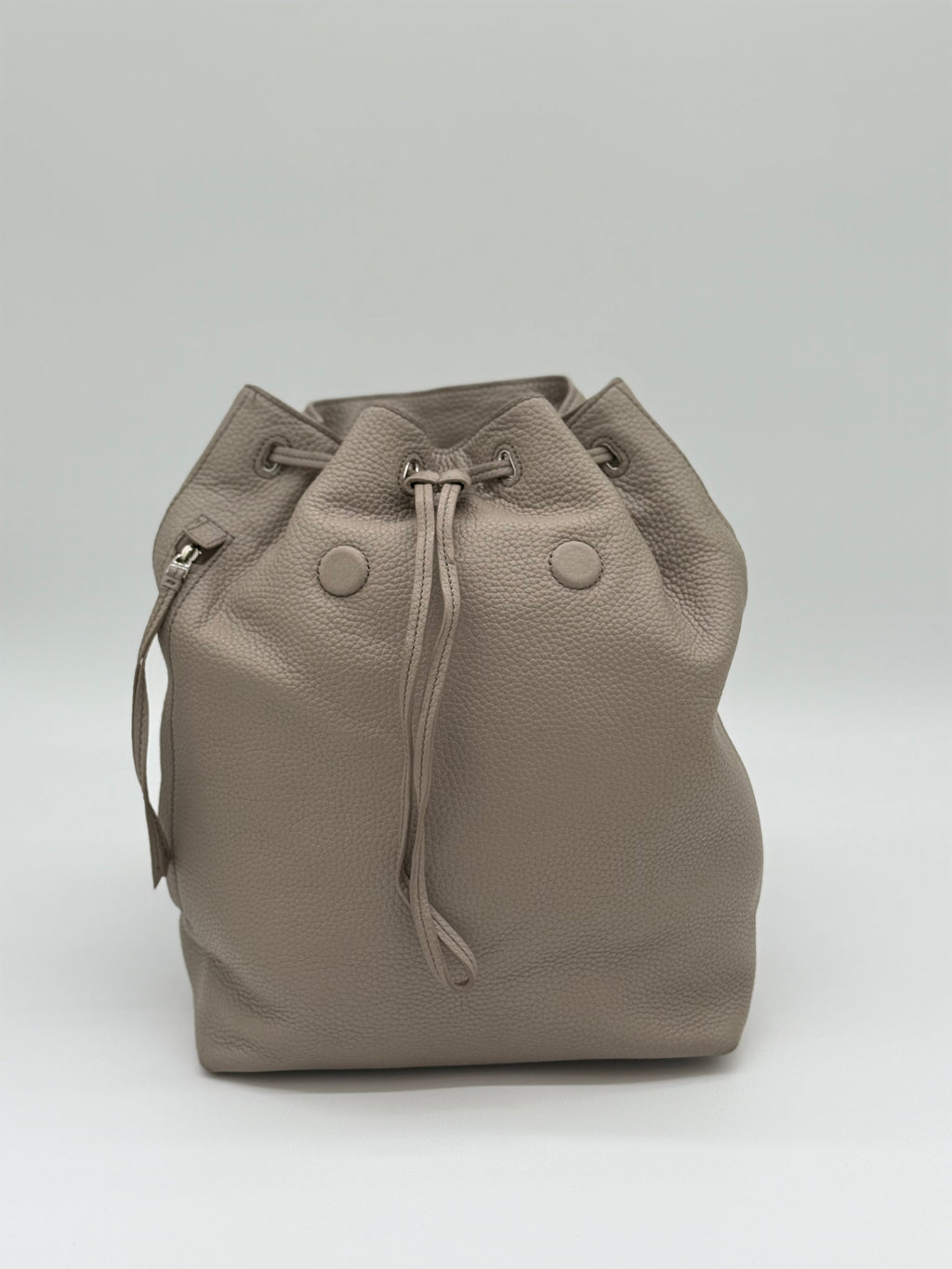 Tory Burch Leder Rucksack, grau Procini Grey Backpack von Tory Burch