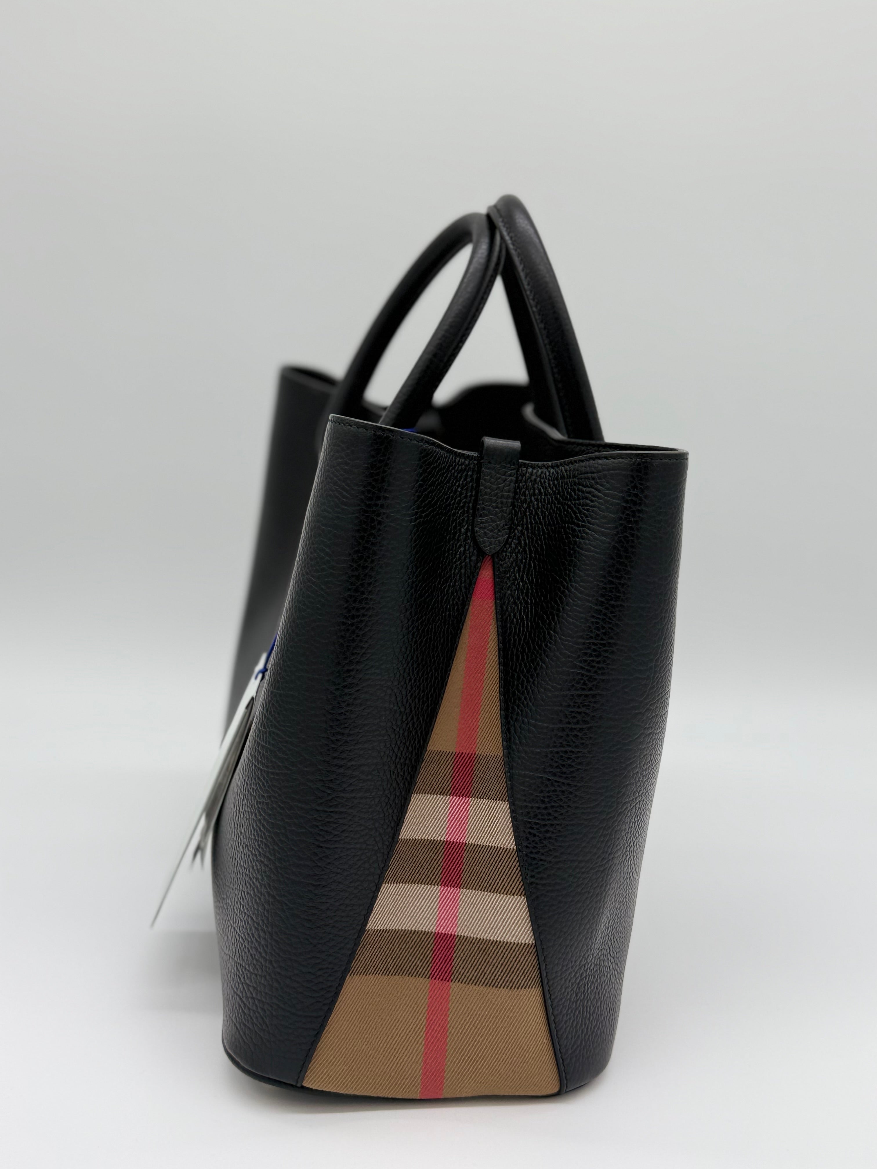 Burberry Bermondsey Tote Bag Schwarz – Seitenansicht rechts