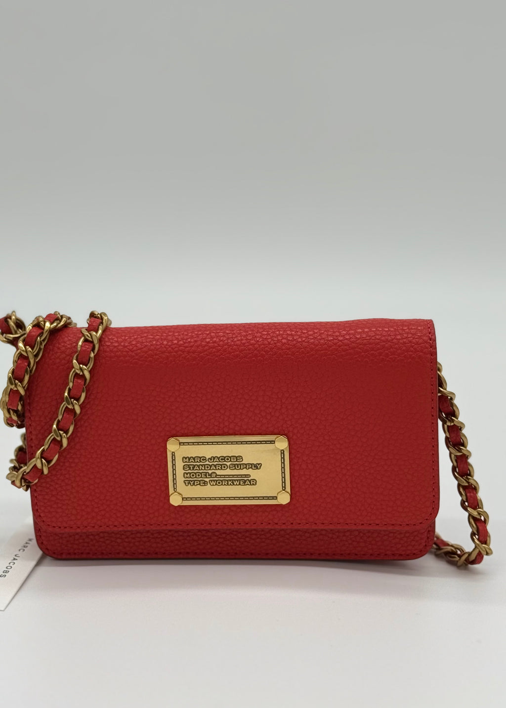 Marc Jacobs Standard Supply Crossbody Rot – Kettenriemen, Detailansicht oben links