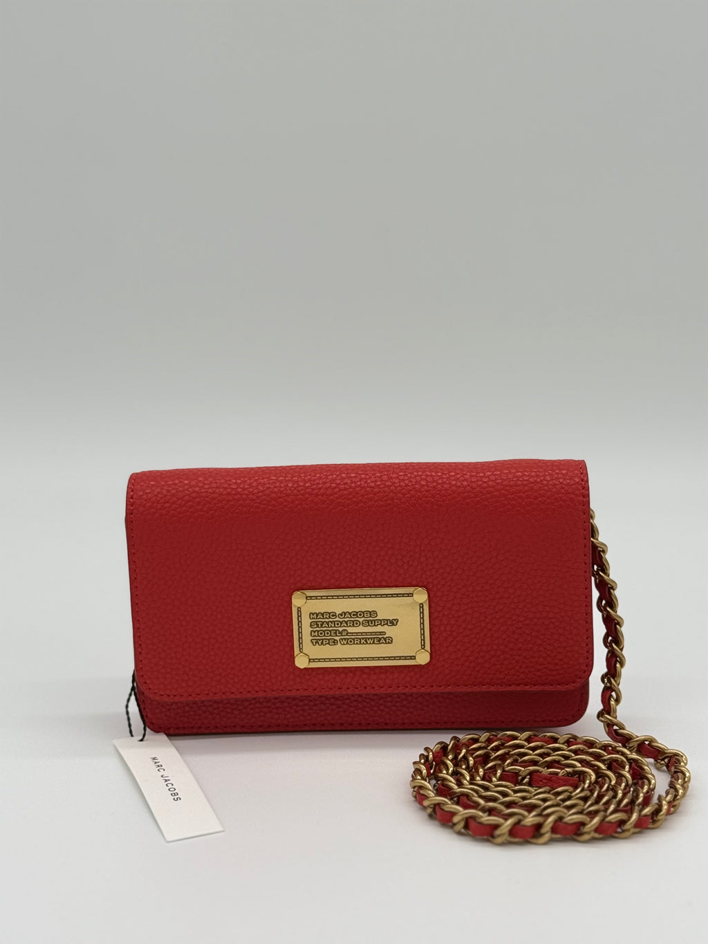 Marc Jacobs Standard Supply Crossbody Rot – aufgerollte Kettenriemen
