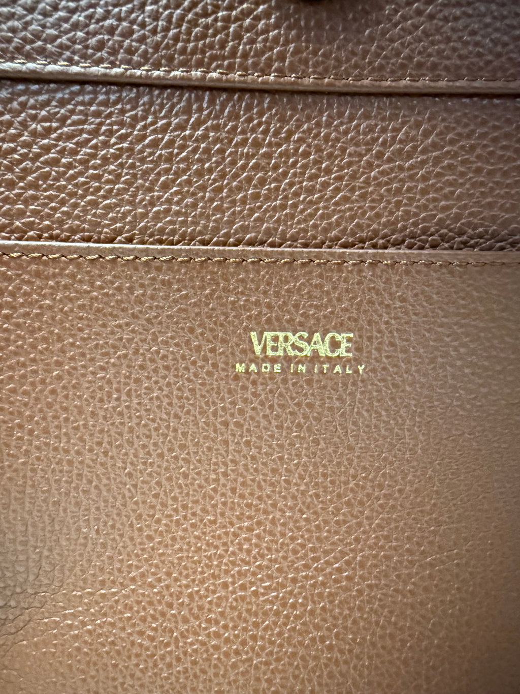 Versace La Medusa Canvas Tote Bag
