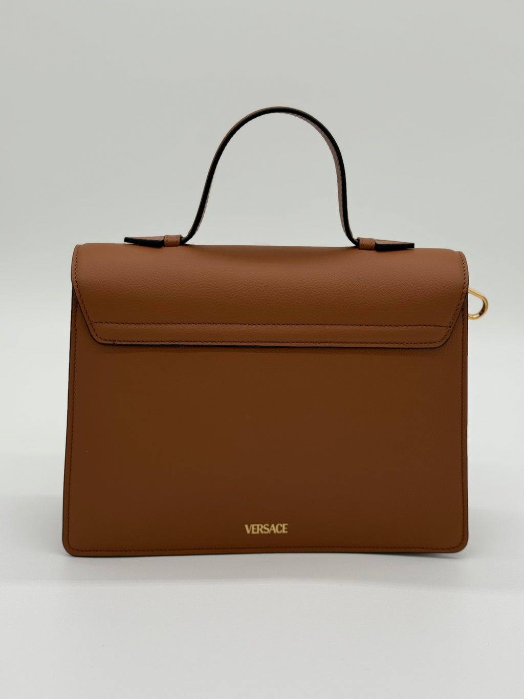 Versace La Medusa Handbag Karamell – Rückansicht